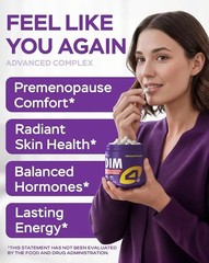4Well Products Dim Supplement 370mg Complex Zinc Niacinamide Hormone Balance 30c