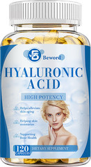 Hyaluronic Acid Anti Aging Hydrating Capsules Wrinkles Fine Lines Joint Health