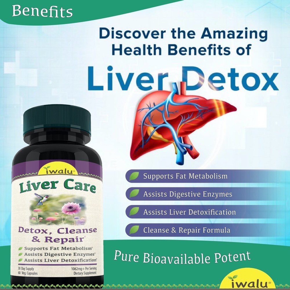 Liver And Kidney Pills With Milk Thistle, Burdock, Turmeric Curcumin, Dandelion