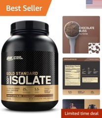 Gold Standard 100% Isolate, Chocolate Bliss, 3 Pounds, 44 Servings Packaging …