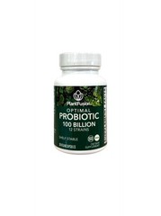 PlantFusion Optimal Probiotic, 100 Billion CFU, 30 Vegan Capsules, EXP 09/2025