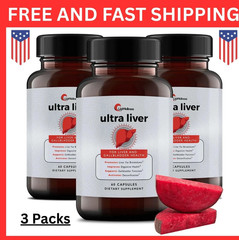 3Pcs UpWellness Ultra Liver Supplement for Liver Health and Gallbladder Support