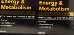 GNC Mega Men MultiVitamin Energy and Metabolism Mental Focus 180 Tablets