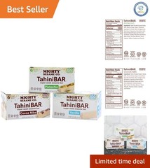 Gourmet 18 Tahini Bars – Pistachio, Vanilla & Cocoa Nibs – 100 Calorie Treats