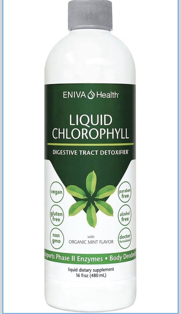 Eniva Health Liquid Chlorophyll Detox & Digestion, Organic Mint 16 fl oz Vegan