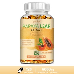 Papaya Leaf Extract 6000 Mg – Platelet and Bone Marrow Health, Immune Support