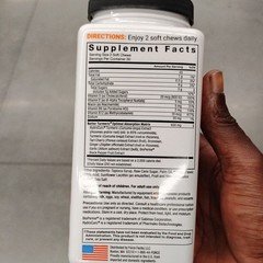 Force Factor Better Turmeric Extra-Strength Curcumin Soft Chews 60 Fruit Splash