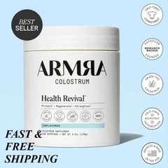 ARMRA Colostrum Powder Unflavored 120 Servings 120g Immune Support – 1-3 Bottles