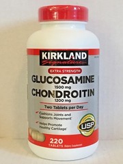 Kirkland Signature Extra Strength Glucosamine Chondroitin 1200mg 220 Tablets