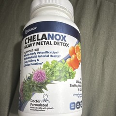 Bionox Chelanox Heavy Metal Detox EDTA Chlorella Zeolite 120 Caps