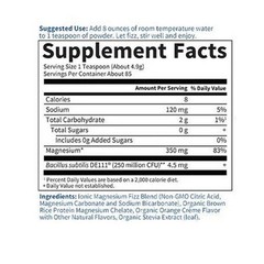 Dr. Formulated Magnesium Powder Orange, 14.8 Oz By Garden of Life
