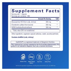Pure Encapsulations Glucosamine Chondroitin MSM 360 Capsules