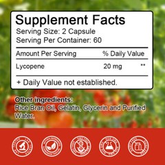 360Pcs Lycopene 20mg Antioxidant Prostate Support Immune & Heart Health Support