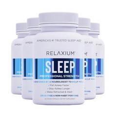 New Relaxium Sleep Natural Dietary Supplement for Better Sleep (300 Capsules)