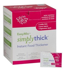SimplyThick EasyMix | 200 Count of 6g Individual Packets | Gel Thickener