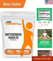 Nattokinase Powder – Natto Powder, Nattokinase Supplement, Nattokinase 4000 F…